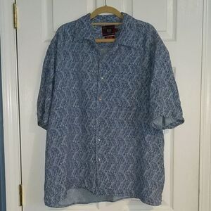 Byron Nelson Eleven straight silk shirt Sz L